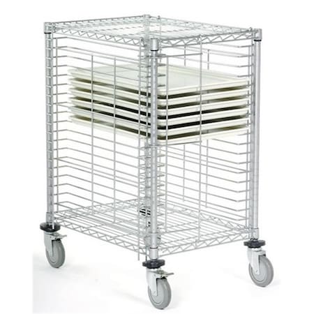 Nexel Chrome Single Compartment Tray Truck - 19-18 x 26 in. TT19C